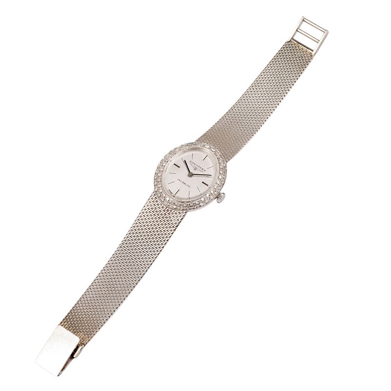 Longines - Orologio da signora in oro bianco 18 kt con diamanti