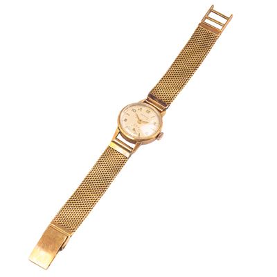 Orologio da signora in oro giallo 18 kt con movimento a carica manuale (anni Sessanta)