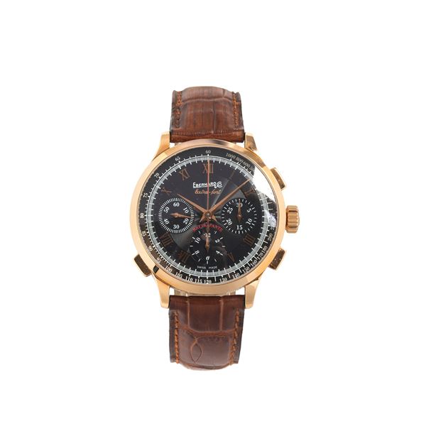 EBERHARD &amp; CO - EBERHARD & CO Extra Fort Chrono Split-seconds wristwatch Ref. 30063 i 18 kt rose gold