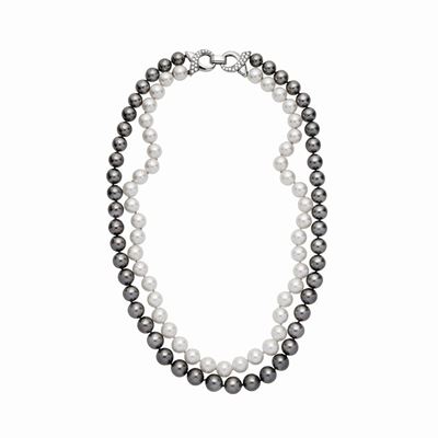 Collana con Perle e Perle Tahiti