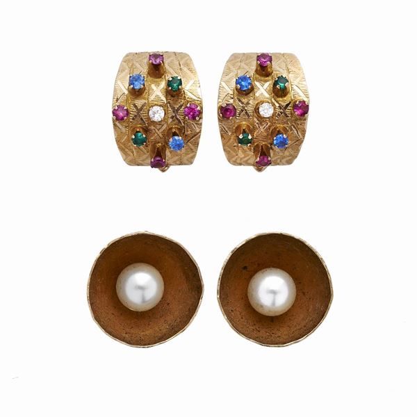 Two pair of Earrings