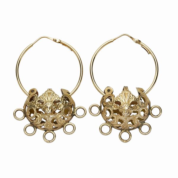 pair of hoop earrings