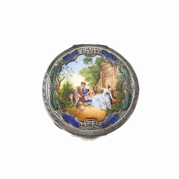 Scatola porta cipria  - Asta Gioielli del Novecento e Orologi - Curio - Casa d'aste in Firenze